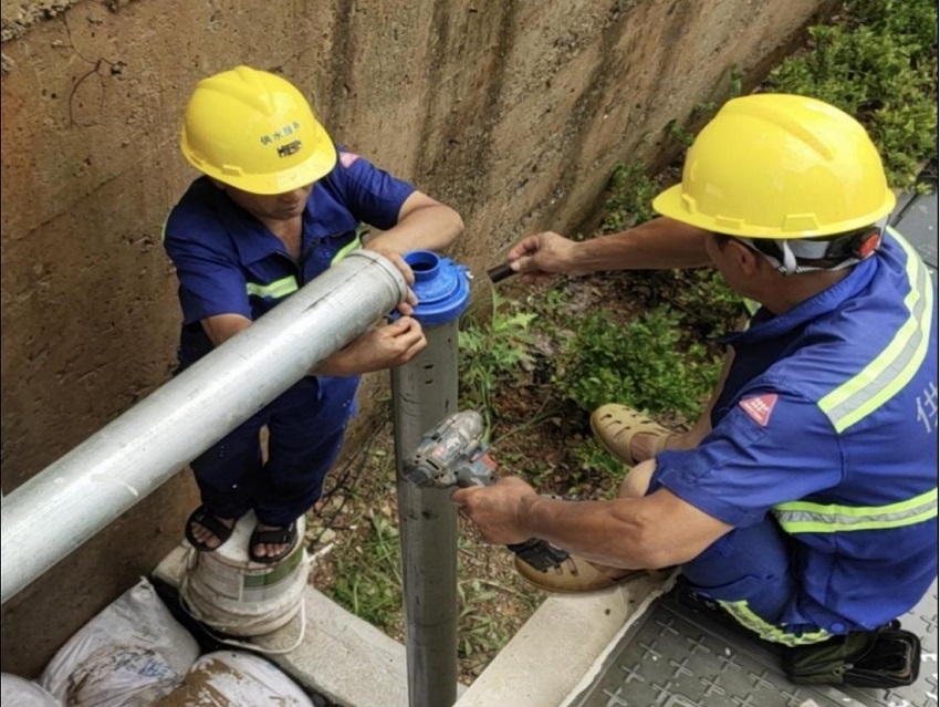 幼儿园水压小 水务公司重铺管道解决用水困扰