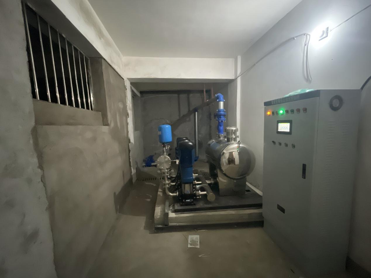 水务公司完成清清嘉园小区二次供水泵房改造工程